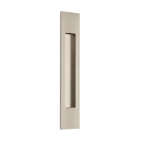 Patioplus 10 in. Modern Rectangular Flush Pull, Satin Nickel PA2667427